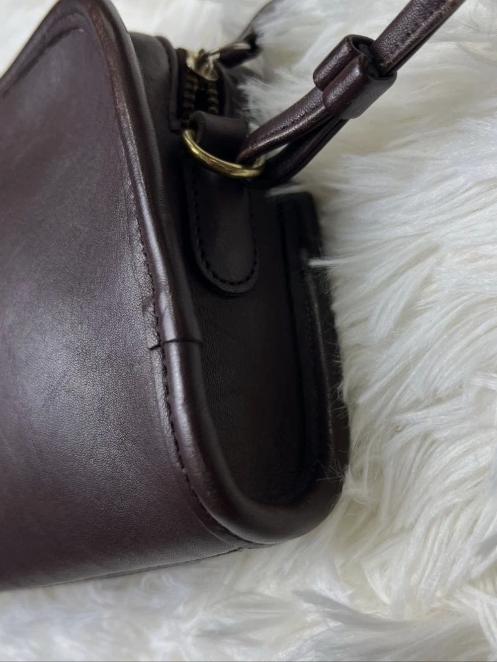 Vintage Coach Abbie Leather Crossbody Bag - Picture 11 of 13
